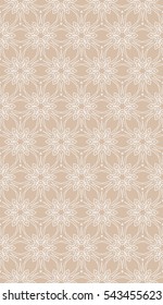 wedding seamless pattern for invitation with geometric floral ornament. vector illustration. pastel color.