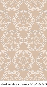 wedding seamless pattern for invitation with geometric floral ornament. vector illustration. pastel color.