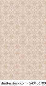 wedding seamless pattern for invitation with geometric floral ornament. vector illustration. pastel color.