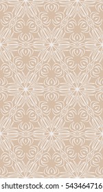 wedding seamless pattern for invitation with geometric floral ornament. vector illustration. pastel color.