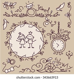 Wedding set love story