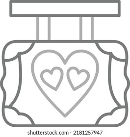 Wedding Sign vector icon. Can be used for printing, mobile and web applications.