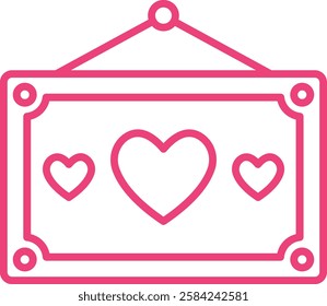 Wedding Sign vector icon. Can be used for printing, mobile and web applications.