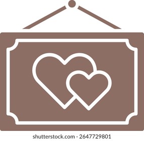 Icono de Vector de signo de Boda. Se puede utilizar para aplicaciones de impresión, móviles y de Web.