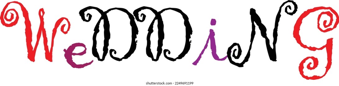 wedding ,signature vector,design ,simple,clean ,silm