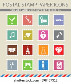 Wedding simply icons for web and user interface