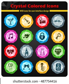 Wedding simply icons for web and user interface