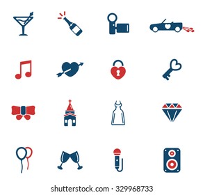 Wedding simply symbol for web icons