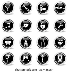 Wedding simply symbol for web icons