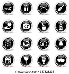 Wedding simply symbol for web icons