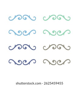 Wedding Stylish Romance Ornamental Tags Collection
