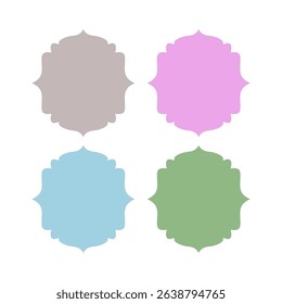 Wedding Stylish Romance Ornamental Tags Collection
