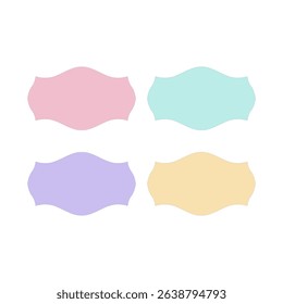 Wedding Stylish Romance Ornamental Tags Collection
