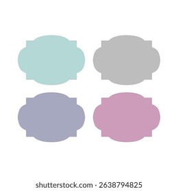 Wedding Stylish Romance Ornamental Tags Collection
