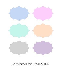 Wedding Stylish Romance Ornamental Tags Collection
