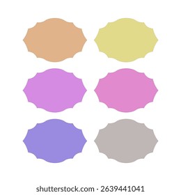 Wedding Stylish Romance Ornamental Tags Collection
