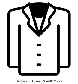 wedding suit icon with mixed style. Suitable for website design, logo, app, UI and etc. Based on the size of the icon in general, so it can be reduced.