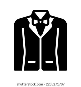 Wedding Suit icon vector illustration logo template isolated on white background