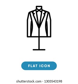 Wedding suit vector icon