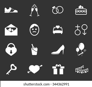 Wedding  symbol for web icons