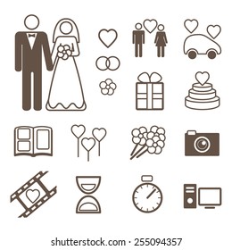 Wedding symbols. Element for design.