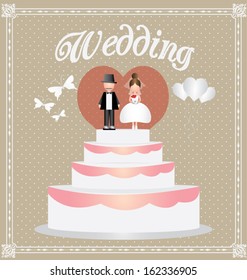 wedding template vector/illustration