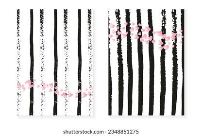 Wedding Texture. Nursery Particle. White Minimal Frame. Golden Scatter Wallpaper. Scrapbook Particles Set. Pink Holiday Design. Stripe Retro Element. Stripe Wedding Texture
