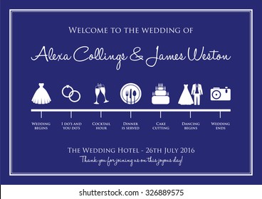 Wedding Timeline Background