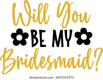 Wedding typography design on plain white transparent isolated background for card, shirt, hoodie, sweatshirt, apparel, tag, mug, icon, poster or badge
