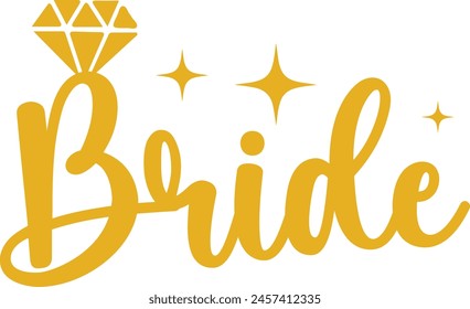 Hochzeit Typografie Design auf schlichtem, weißem, durchsichtigem, isoliertem Hintergrund für Karte, Hemd, Kapuzenpullover, Sweatshirt, Bekleidung, Tag, Becher, Icon, Poster oder Abzeichen