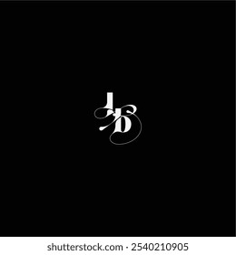 wedding typography initial monogram style and elegant concept LB organic hairline logo letter
