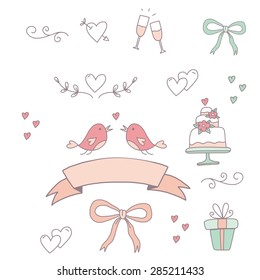 wedding vector decor invitation design
