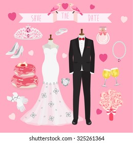 Wedding Vector Design Illustration
