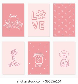 Wedding vector icon cards