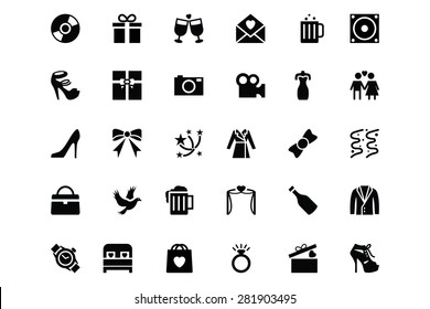 Wedding Vector Icons 2