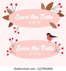 Wedding vector illustration.