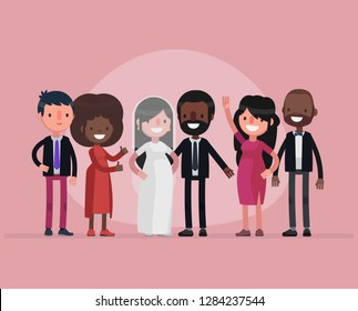 Wedding vector illustrator