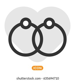 Wedding Vector Symbol in flat design