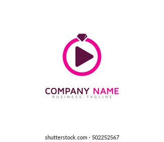 Wedding Video Logo Design Template