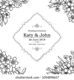 Wedding vintage card