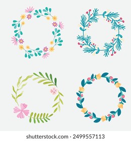 Wedding vintage elements big collection. Romantic hand drawn vector floral set with frames, flowers, leaves and ribbons. Save the Date and Invitation.