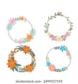 Wedding vintage elements big collection. Romantic hand drawn vector floral set with frames, flowers, leaves and ribbons. Save the Date and Invitation.