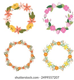 Wedding vintage elements big collection. Romantic hand drawn vector floral set with frames, flowers, leaves and ribbons. Save the Date and Invitation.