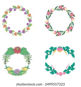 Wedding vintage elements big collection. Romantic hand drawn vector floral set with frames, flowers, leaves and ribbons. Save the Date and Invitation.