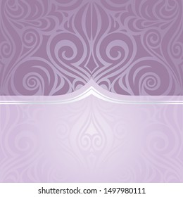 Wedding violet vector holiday background trendy fashion design with silver copy space