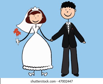 Wedding of the young