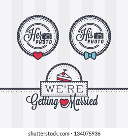 Weddings photo stamps
