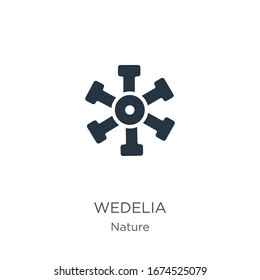 Wedelia icon vector. Trendy flat wedelia icon from nature collection isolated on white background. Vector illustration can be used for web and mobile graphic design, logo, eps10