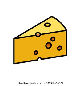 1,703 Swiss Cheese Wedge Images, Stock Photos & Vectors | Shutterstock