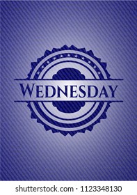 Wednesday emblem with jean high quality background